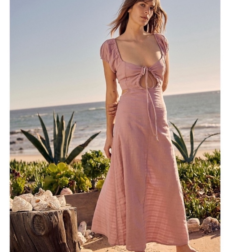 NWT Free People Summer Cut Out Dress